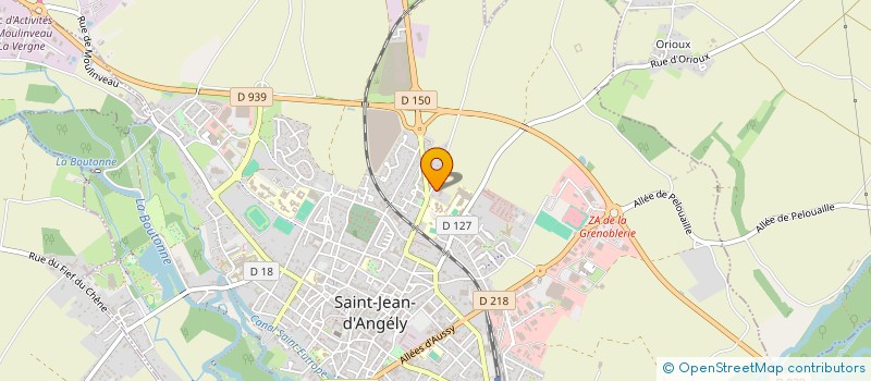 localisation de l'entreprise MONSIEUR FRANCOIS GREGOIRE  SAINT-JEAN-D'ANGELY