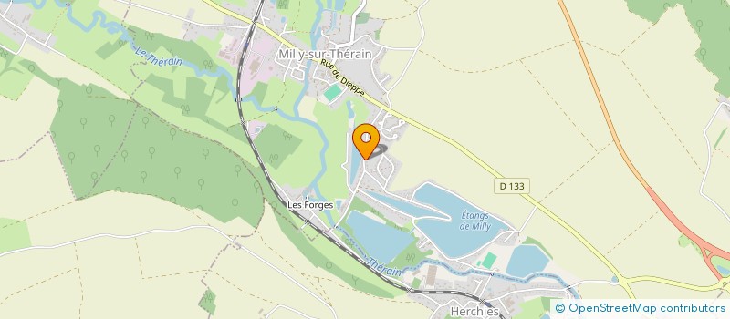 localisation de l'entreprise MONSIEUR FRANCOIS GRIFFOIN  MILLY-SUR-THERAIN