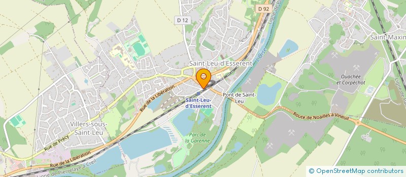 localisation de l'entreprise MONSIEUR FRANCOIS GRIMAUX  SAINT LEU D'ESSERENT