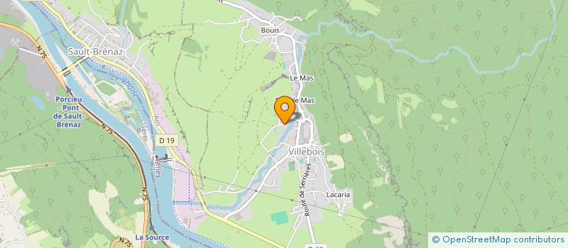 localisation de l'entreprise MONSIEUR FRANCOIS GRINAND  VILLEBOIS