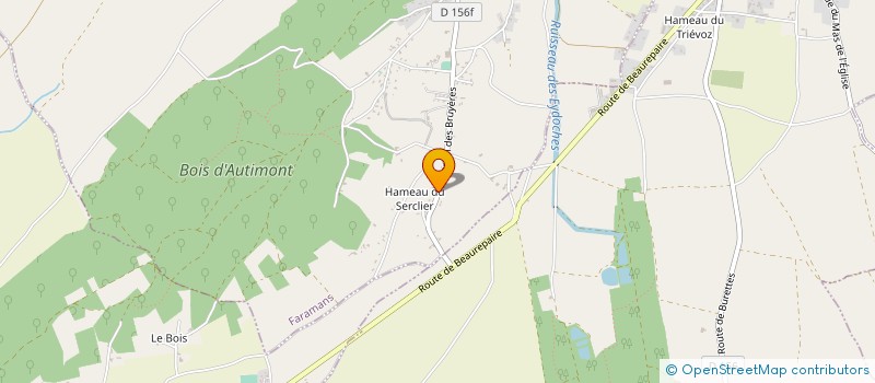 localisation de l'entreprise MONSIEUR FRANCOIS GRIVAUX  FARAMANS