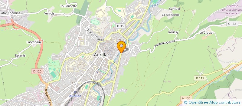 localisation de l'entreprise MONSIEUR FRANCOIS GROBOST à AURILLAC