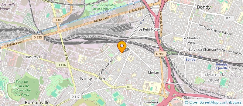 localisation de l'entreprise MONSIEUR FRANCOIS GRONDIN à NOISY-LE-SEC