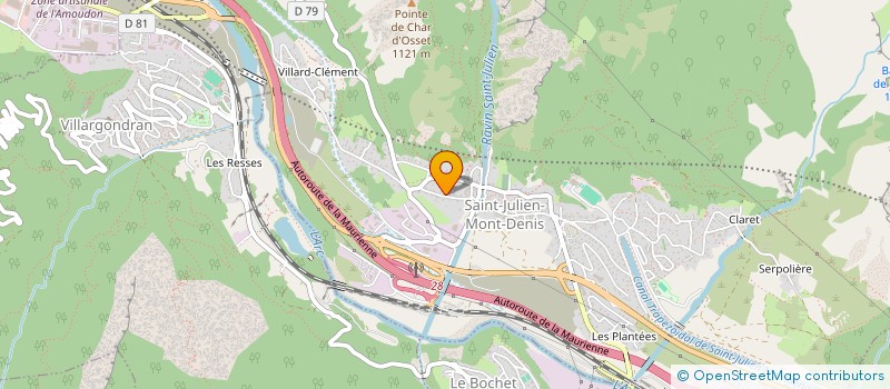 localisation de l'entreprise MONSIEUR FRANCOIS GROS  SAINT-JULIEN-MONT-DENIS