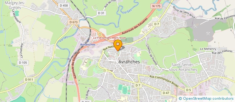 localisation de l'entreprise MONSIEUR FRANCOIS GROUALLE  AVRANCHES