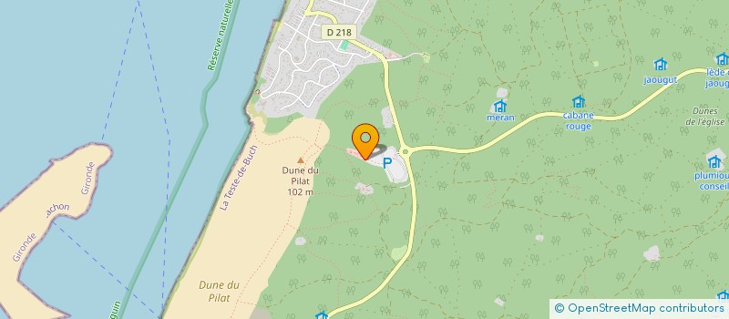 localisation de l'entreprise MONSIEUR FRANCOIS GROUVEL à LA TESTE-DE-BUCH