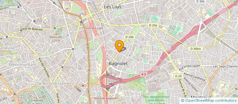 localisation de l'entreprise MONSIEUR FRANCOIS GRUNBERG à BAGNOLET
