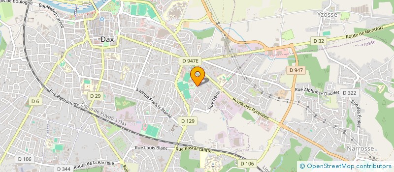 localisation de l'entreprise MONSIEUR FRANCOIS GUCHAN  DAX