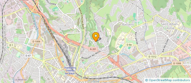 localisation de l'entreprise MONSIEUR FRANCOIS GUEDEL  CHAMBERY