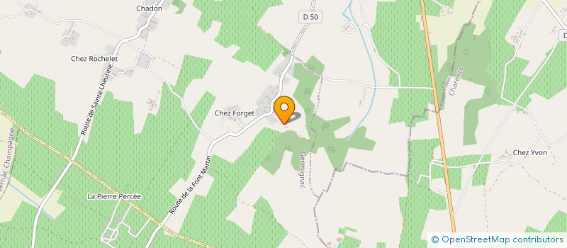 localisation de l'entreprise MONSIEUR FRANCOIS GUEGAN  GERMIGNAC