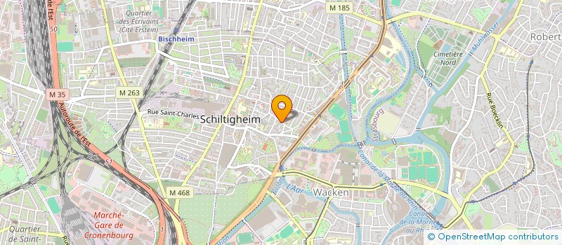 localisation de l'entreprise MONSIEUR FRANCOIS GUENIN  SCHILTIGHEIM