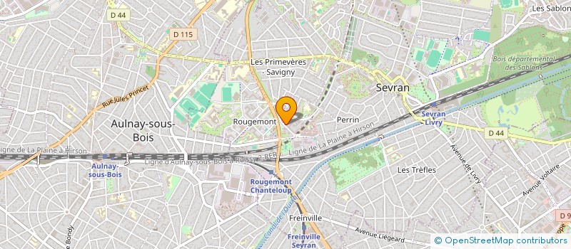 localisation de l'entreprise MONSIEUR FRANCOIS GUENON à SEVRAN