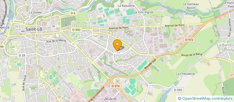 localisation de l'entreprise MONSIEUR FRANCOIS GUERARD  SAINT-LO