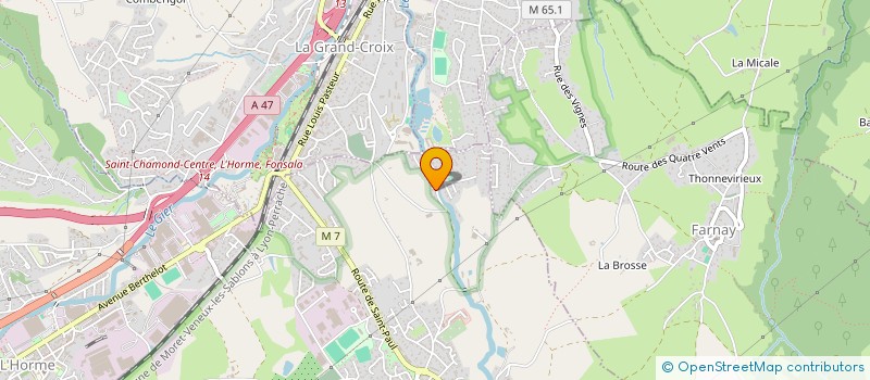 localisation de l'entreprise MONSIEUR FRANCOIS GUERDENER  SAINT-PAUL-EN-JAREZ