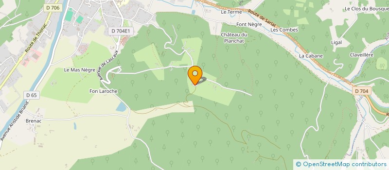 localisation de l'entreprise MONSIEUR FRANCOIS GUERET  MONTIGNAC-LASCAUX