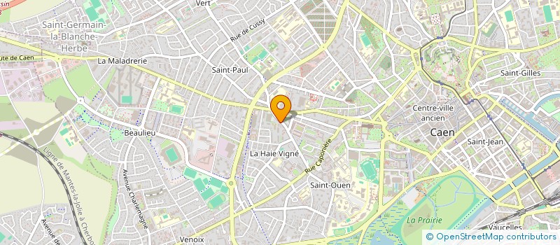 localisation de l'entreprise MONSIEUR FRANCOIS GUERIN à CAEN