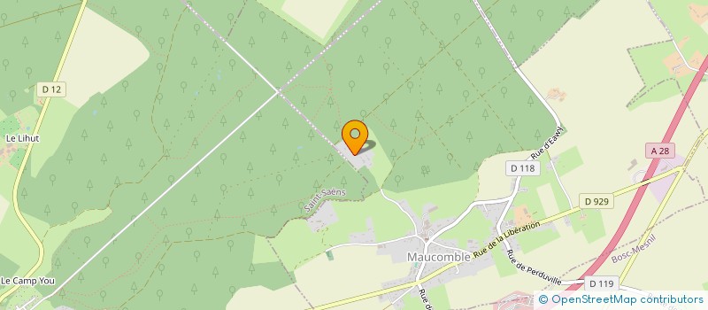 localisation de l'entreprise MONSIEUR FRANCOIS GUERIN  MAUCOMBLE