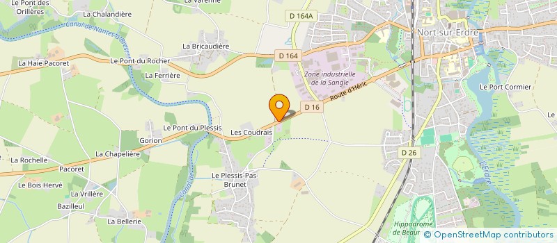 localisation de l'entreprise MONSIEUR FRANCOIS GUERLAIS  NORT-SUR-ERDRE