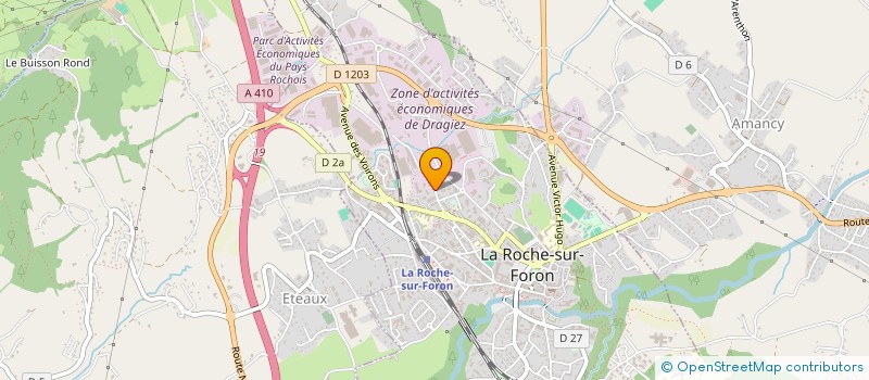 localisation de l'entreprise MONSIEUR FRANCOIS GUERRAZ  LA ROCHE-SUR-FORON