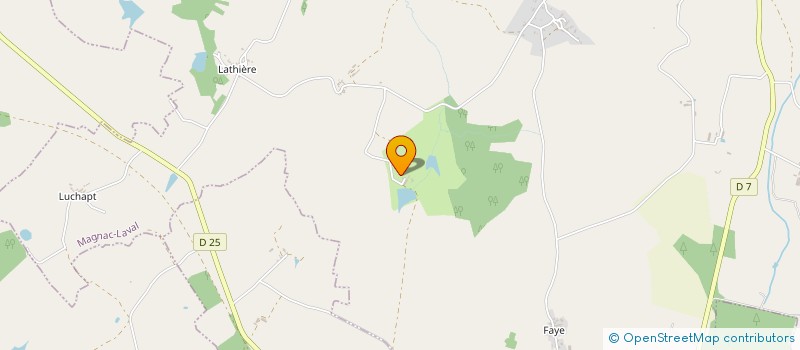 localisation de l'entreprise MONSIEUR FRANCOIS GUIBERT  MAGNAC-LAVAL