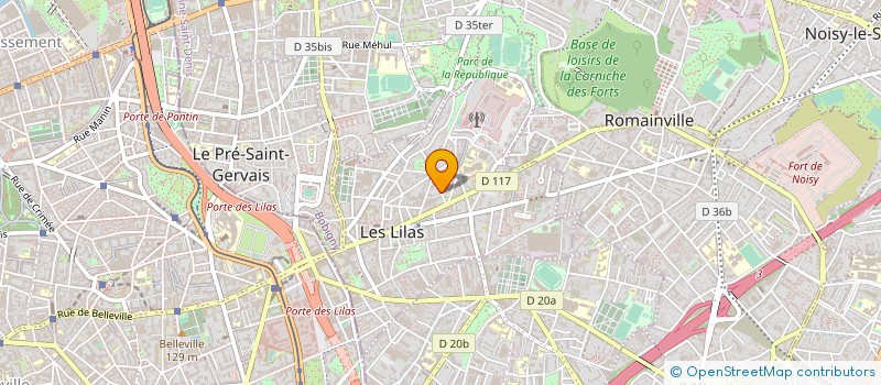 localisation de l'entreprise MONSIEUR FRANCOIS GUIGNARD à LES LILAS