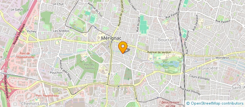 localisation de l'entreprise MONSIEUR FRANCOIS GUILARD  MERIGNAC