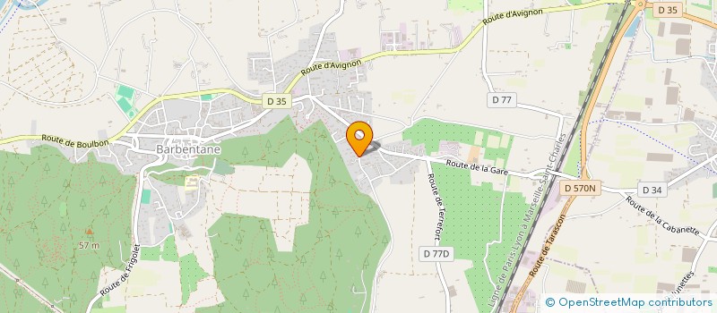 localisation de l'entreprise MONSIEUR FRANCOIS-GUILHEM ALLIO  BARBENTANE