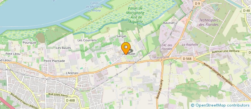 localisation de l'entreprise MONSIEUR FRANCOIS GUILLAUME  CHATEAUNEUF-LES-MARTIGUES