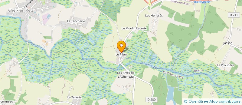 localisation de l'entreprise MONSIEUR FRANCOIS-GUILLAUME SORIN  CHEIX-EN-RETZ