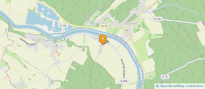 localisation de l'entreprise MONSIEUR FRANCOIS GUILLEMIN à ROSET-FLUANS