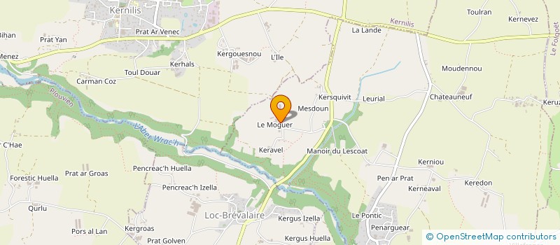 localisation de l'entreprise MONSIEUR FRANCOIS GUILLERM à LANARVILY
