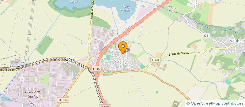 localisation de l'entreprise MONSIEUR FRANCOIS GUILLON  SACLAY