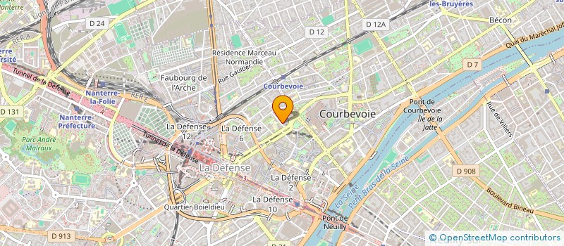 localisation de l'entreprise MONSIEUR FRANCOIS GUILLOT à COURBEVOIE
