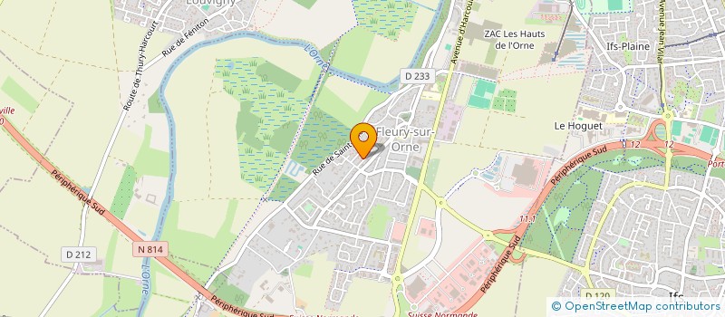 localisation de l'entreprise MONSIEUR FRANCOIS GUILLOTIN  FLEURY-SUR-ORNE