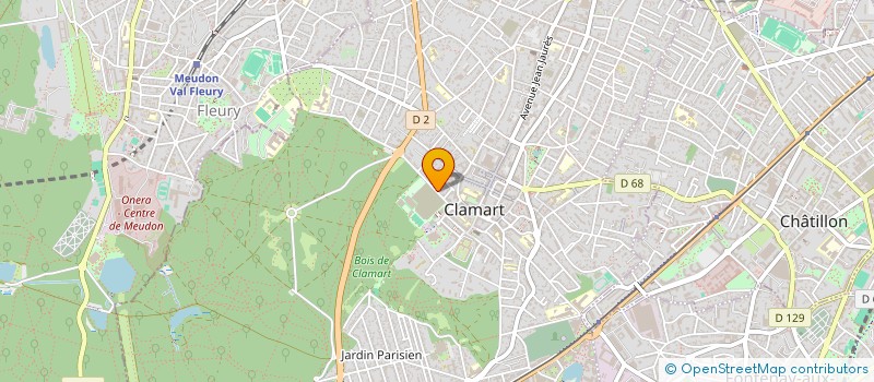 localisation de l'entreprise MONSIEUR FRANCOIS GUILLOU  CLAMART