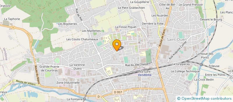 localisation de l'entreprise MONSIEUR FRANCOIS GUINE à VENDOME