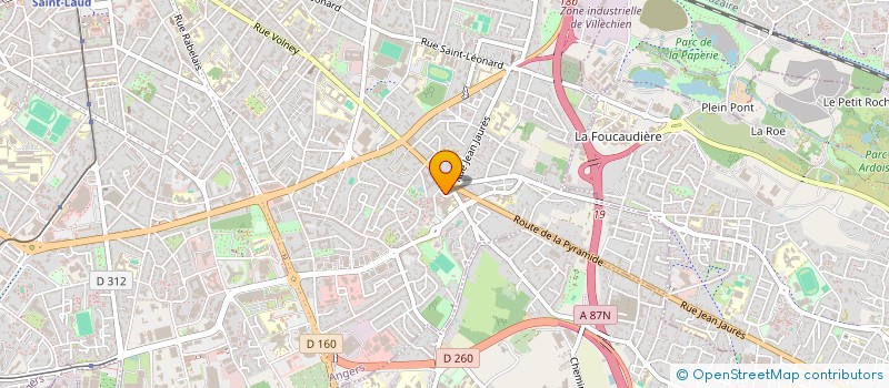 localisation de l'entreprise MONSIEUR FRANCOIS GUION  ANGERS