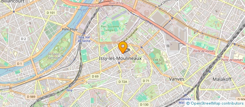 localisation de l'entreprise MONSIEUR FRANCOIS GUIOUILLIER à ISSY-LES-MOULINEAUX