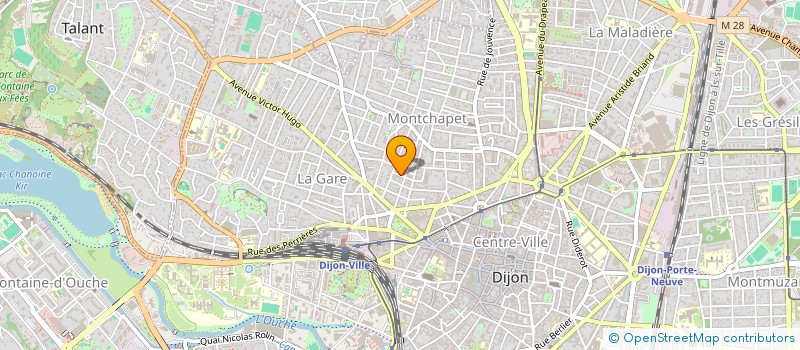 localisation de l'entreprise MONSIEUR FRANCOIS GUIRIN à DIJON