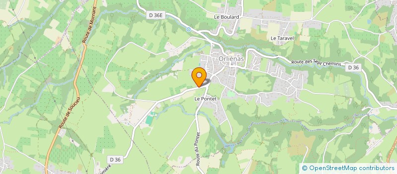 localisation de l'entreprise MONSIEUR FRANCOIS GUIZE  ORLIENAS