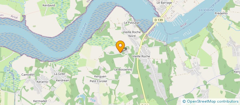 localisation de l'entreprise MONSIEUR FRANCOIS GUY LEBEAUPIN  CAMOEL