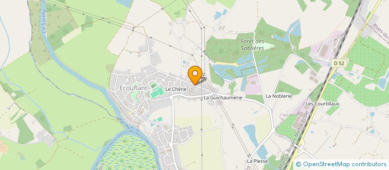 localisation de l'entreprise MONSIEUR FRANCOIS GUYET  ECOUFLANT