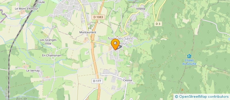 localisation de l'entreprise MONSIEUR FRANCOIS GUYON à LES TROIS-CHATEAUX