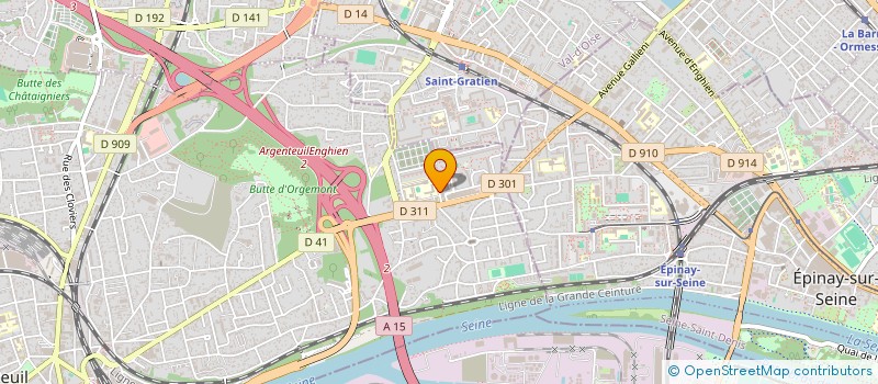 localisation de l'entreprise MONSIEUR FRANCOIS GYSELBRECHT  ARGENTEUIL