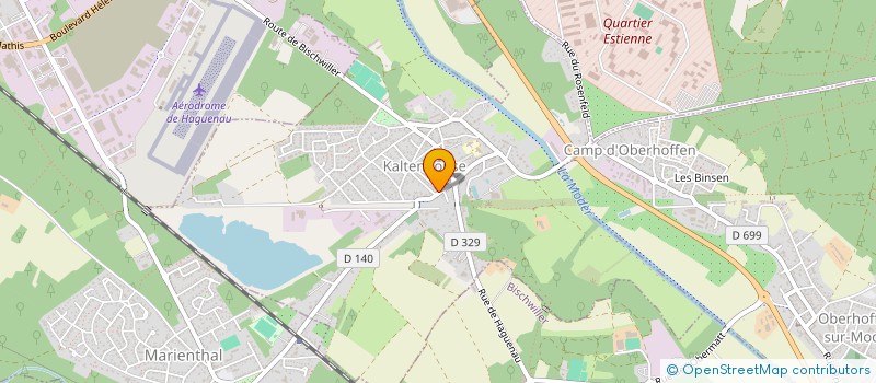 localisation de l'entreprise MONSIEUR FRANCOIS HAAS  KALTENHOUSE