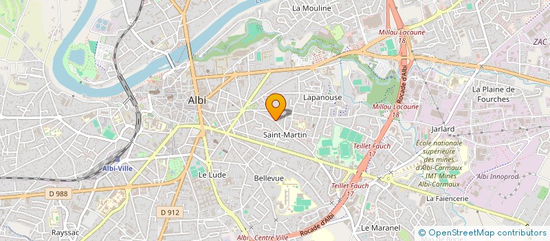 localisation de l'entreprise MONSIEUR FRANCOIS HAHN à ALBI