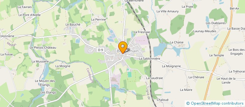 localisation de l'entreprise MONSIEUR FRANCOIS HAINRY  BONNEMAIN