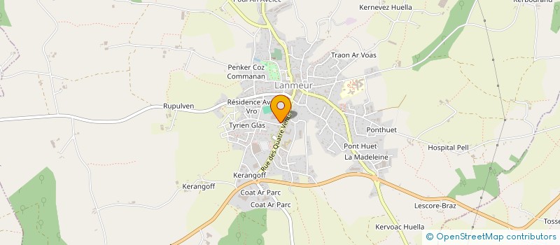 localisation de l'entreprise MONSIEUR FRANCOIS HAMEURY  LANMEUR