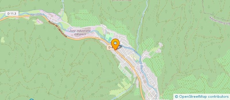 localisation de l'entreprise MONSIEUR FRANCOIS HANUS  KAYSERSBERG VIGNOBLE