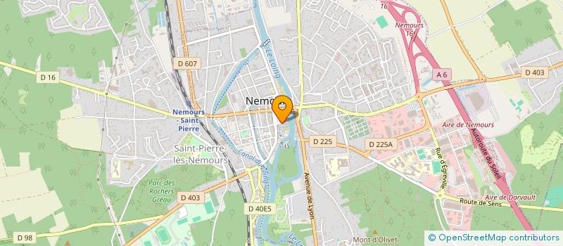 localisation de l'entreprise MONSIEUR FRANCOIS HARANG  NEMOURS